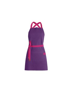 Avental Roxo Alça Cruzada Rosa Pink Açai Sorveteria Doceria