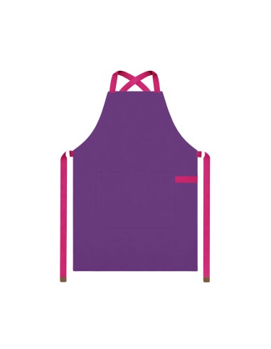 Avental Roxo Alça Cruzada Rosa Pink Açai...