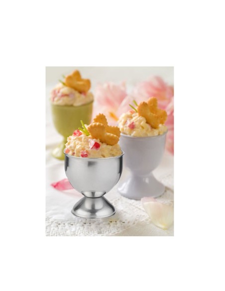 Porta Ovo Mini Taça Suporte Buffet Aperitivo Canape Inox