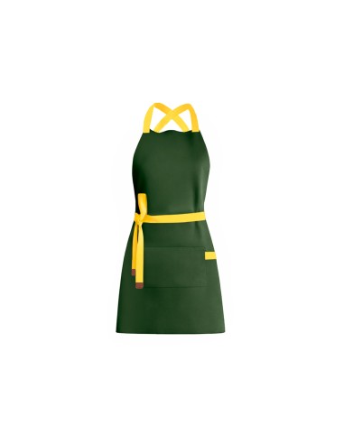 Avental Verde Amarelo Brasil Alça Cruzada Copa...