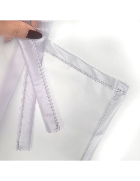Avental Impermeavel de Cintura Curto Transparente Salao