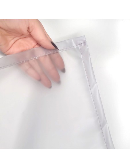 Avental Impermeavel de Cintura Curto Transparente Salao