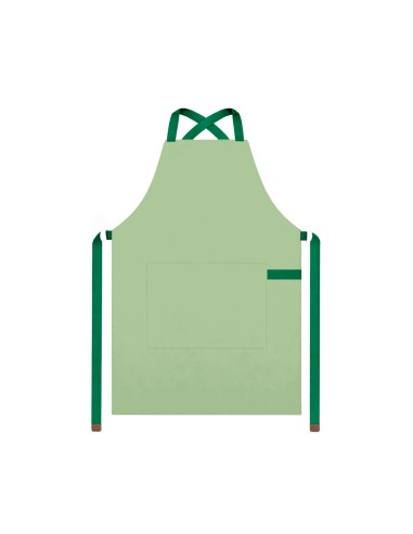 Avental Verde Matte Cha Alça Cruzada...