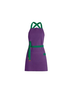 Avental Roxo Alça Cruzada Verde Açai Sorveteria Doceria