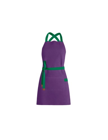 Avental Roxo Alça Cruzada Verde Açai Sorveteria...