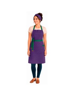 Avental Roxo Alça Cruzada Verde Açai Sorveteria Doceria 2