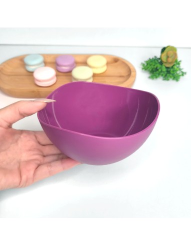 Tigela Bowl Pote Sobremesa Açai Cremeira Roxo...
