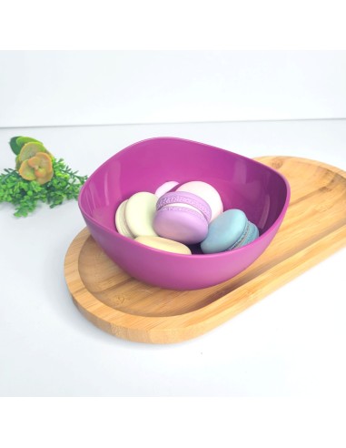 Tigela Bowl Pote Sobremesa Açai Cremeira Roxo...