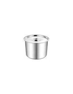 Porta Mantimentos Aço Inox Lata Pote com Tampa Armazenar 2L