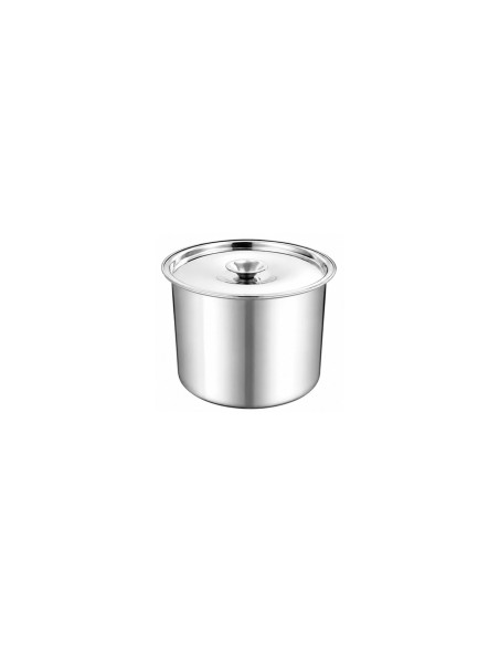 Porta Mantimentos Aço Inox Lata Pote com Tampa Armazenar 2L