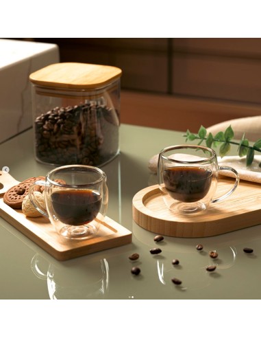 Caneca Vidro Borossilicato 350ml Parede Dupla...