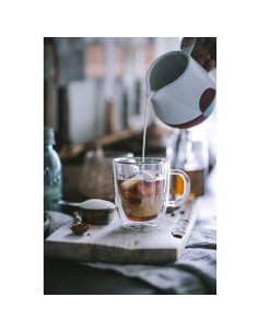 Caneca Vidro Borossilicato 350ml Parede Dupla Resistente... 2