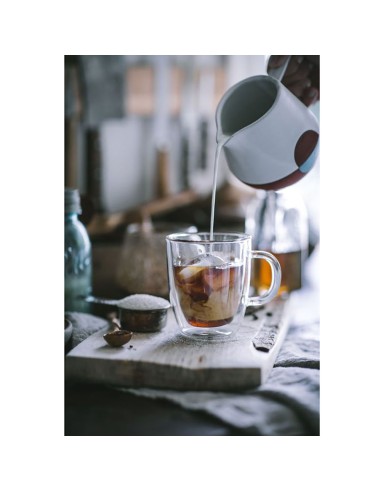 Caneca Vidro Borossilicato 350ml Parede Dupla...