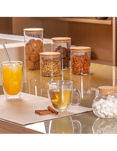 Caneca Vidro Borossilicato 350ml Parede Dupla...