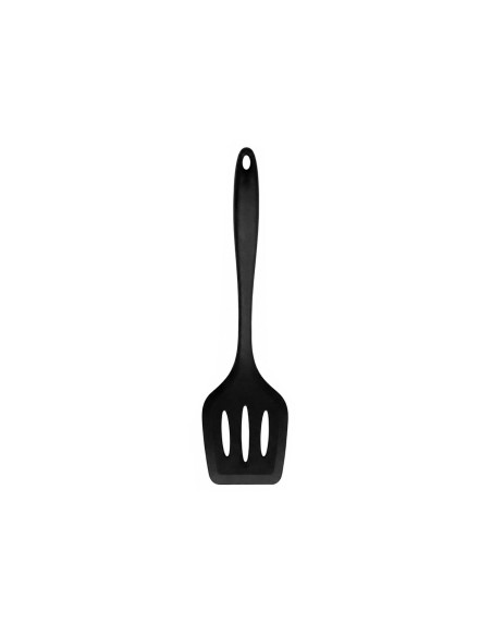 Espatula Silicone Perfurada Utensilios de Cozinha Preto