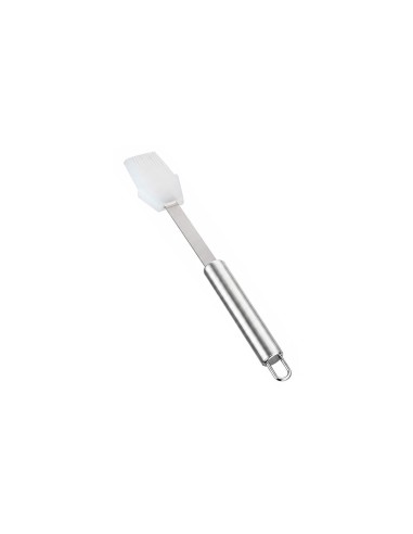 Pincel Culinário Silicone Inox Branco...