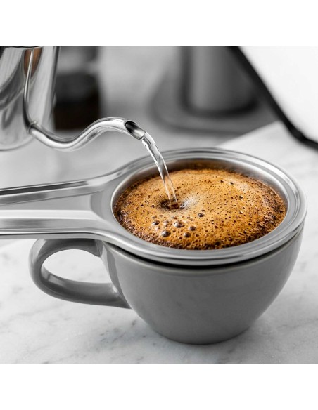 Coador Inox Pequeno Filtro Peneira Café Chá Suco Cafeteria