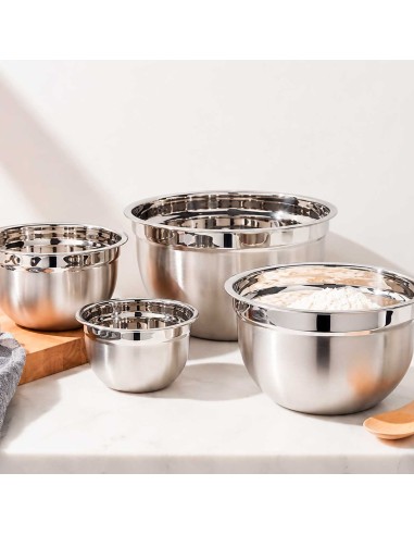 Tigela Bowl Inox Grande com Tampa 7L Cozinha...