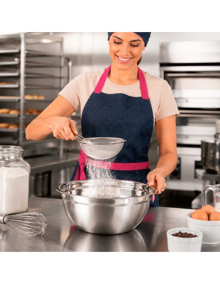Tigela Bowl Inox Grande com Tampa 7L Cozinha Profissional