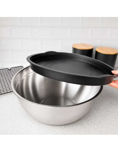 Tigela Bowl Inox Grande com Tampa 7L Cozinha...