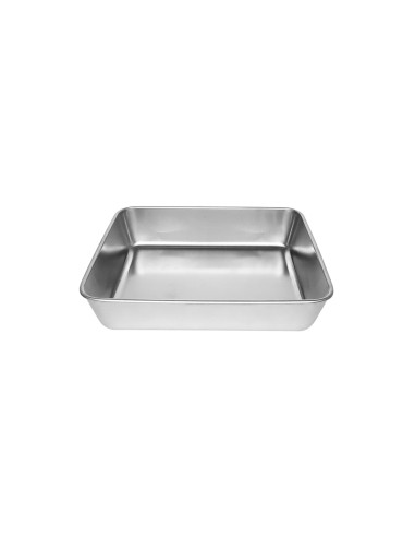 Bandeja Assadeira Forma Retangular Inox Funda...