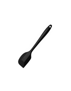 Espatula Reta Pao Duro Silicone Utensilio de Cozinha Preto