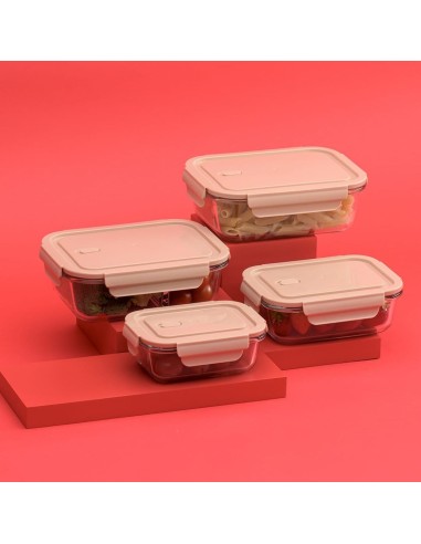 Pote de Vidro Borosilicato com Tampa Hermetica...