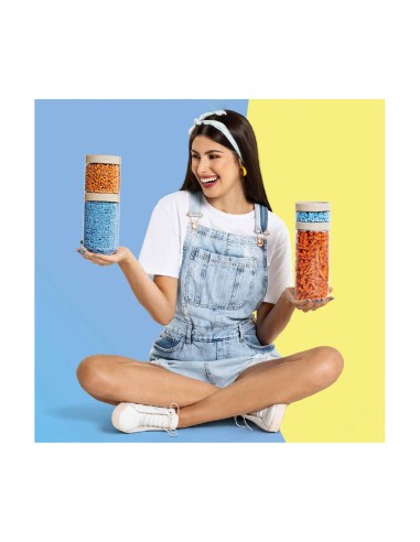 Pote Organizador Porta Mantimentos Transparente...