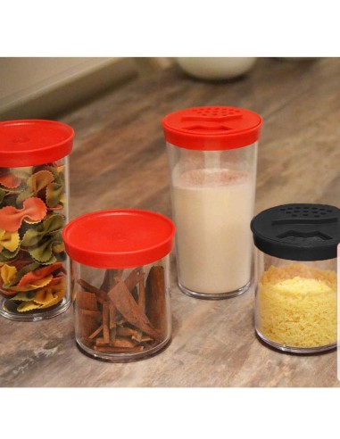 Pote Farinheiro Saleiro Porta Tempero Queijo...