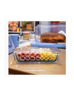 Porta Frios Queijeira Tampa Pote Transparente 2