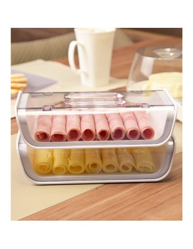 Porta Frios Queijeira Tampa Pote Transparente