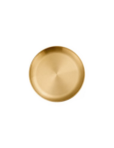 Prato Raso Dourado Bandeja Servir Buffet...