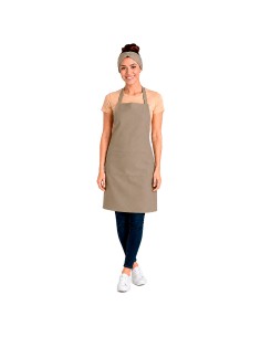 Avental Caqui Profissional Bege Chef Barista Bartender 2