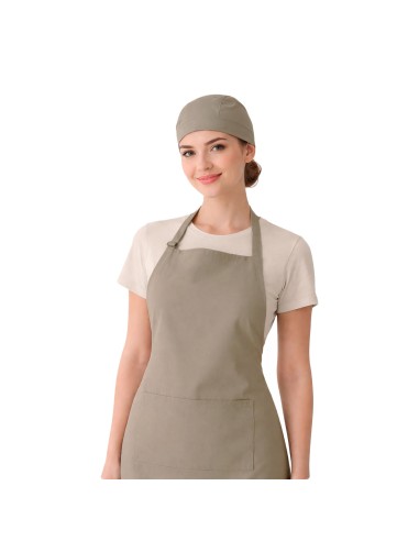 Avental Caqui Profissional Bege Chef Barista...
