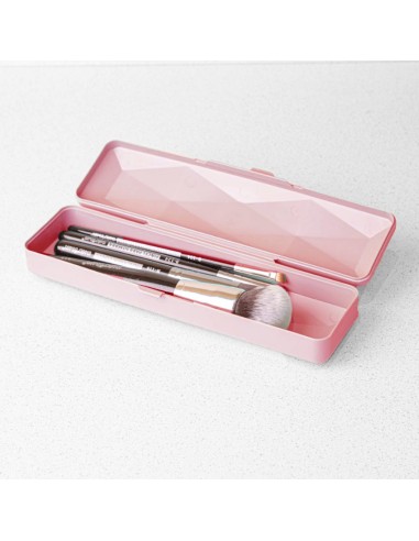 Estojo Rosa Multiuso Porta Oculos Talheres...