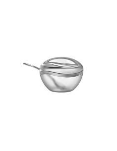 Açucareiro com Tampa e Colher Porta Açucar Transparente