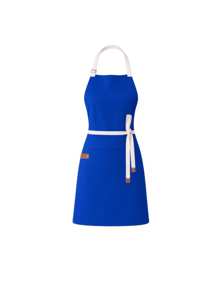 Avental Azul Royal Algodão Padaria Confeitaria Sorveteria