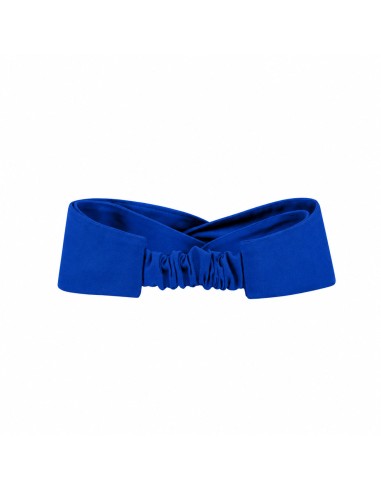 Faixa de Cabelo Turbante Bandana Azul Royal...
