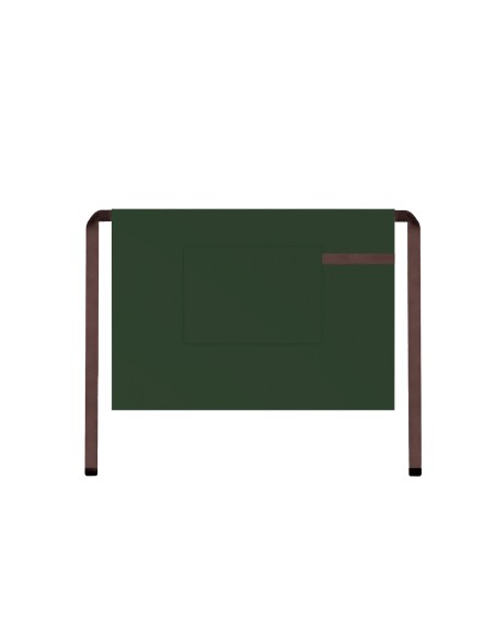 Avental de Cintura Verde Escuro Marrom Cafeteria Bar Unissex