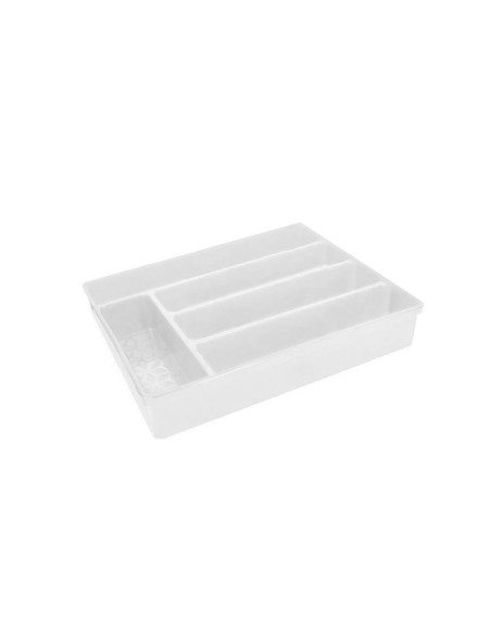 Porta Talheres Organizador de Gaveta Separador Branco