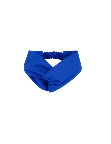 Faixa de Cabelo Turbante Bandana Azul Royal...
