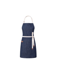 Avental Jeans Azul Alça Algodao Cru Cozinha Bar Jardinagem