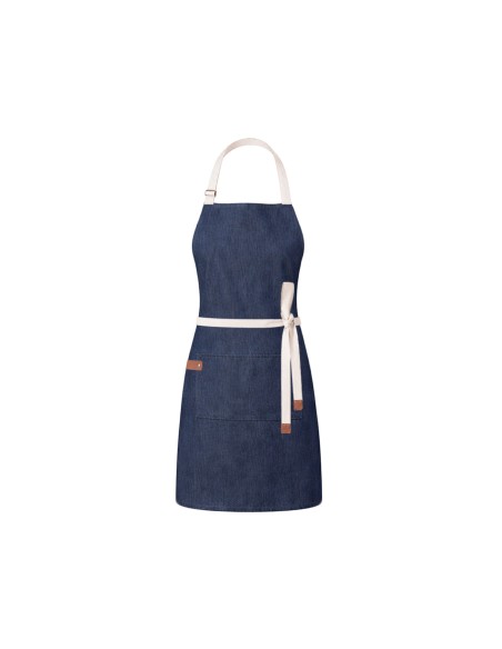 Avental Jeans Azul Alça Algodao Cru Cozinha Bar Jardinagem