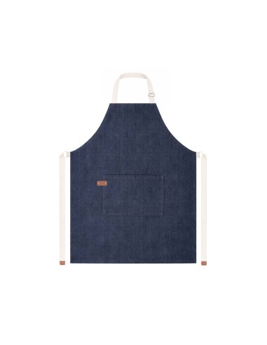 Avental Jeans Azul Alça Algodao Cru Cozinha Bar...