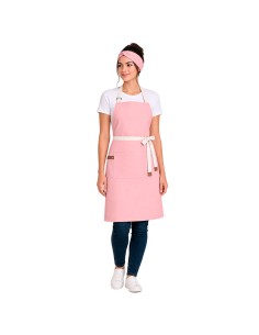 Avental Rosa Algodao Cru Confeitaria Doceria Artesanato 2