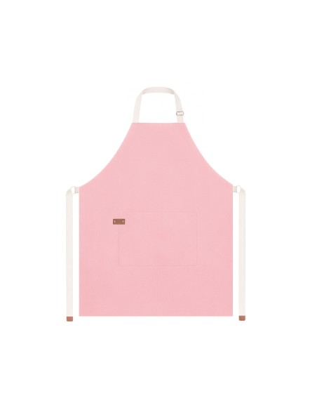 Avental Rosa Algodao Cru Confeitaria Doceria Artesanato