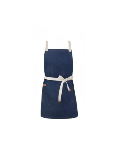 Avental Jeans Azul Alça Algodao Cru Cozinha Bar Jardinagem