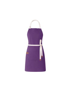 Avental Roxo Açai Algodao Sorveteria Doceria Bistro Vegano