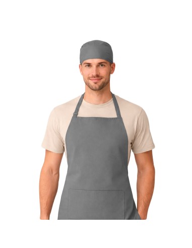 Bandana Cinza Chef de Cozinha Touca Unissex...