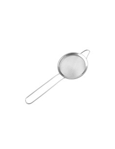 Peneira Pequena Aço Inox Cabo Cozinha Confeitaria 8cm